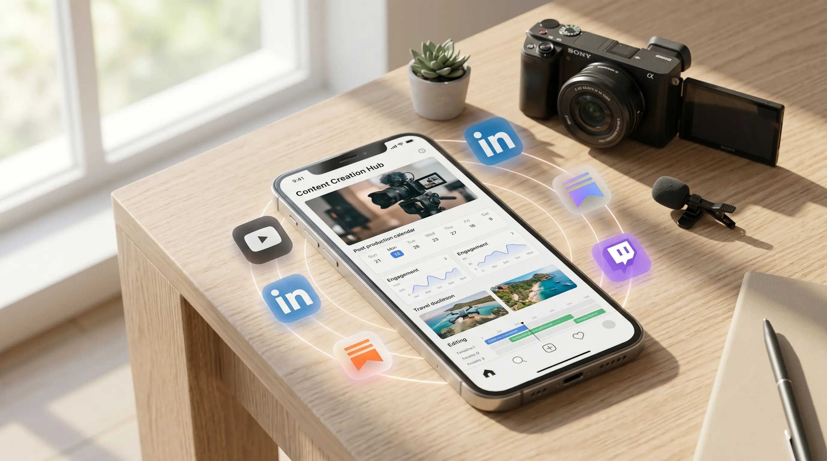 Schärfere finale Auslieferung: Skalieren Sie Visuals für Produktgalerien, Social-Media-Beiträge, Präsentationen und hochauflösende Exporte hoch.