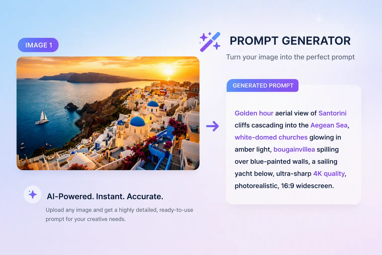 Vorschau des Prompt-Generator-Workspaces